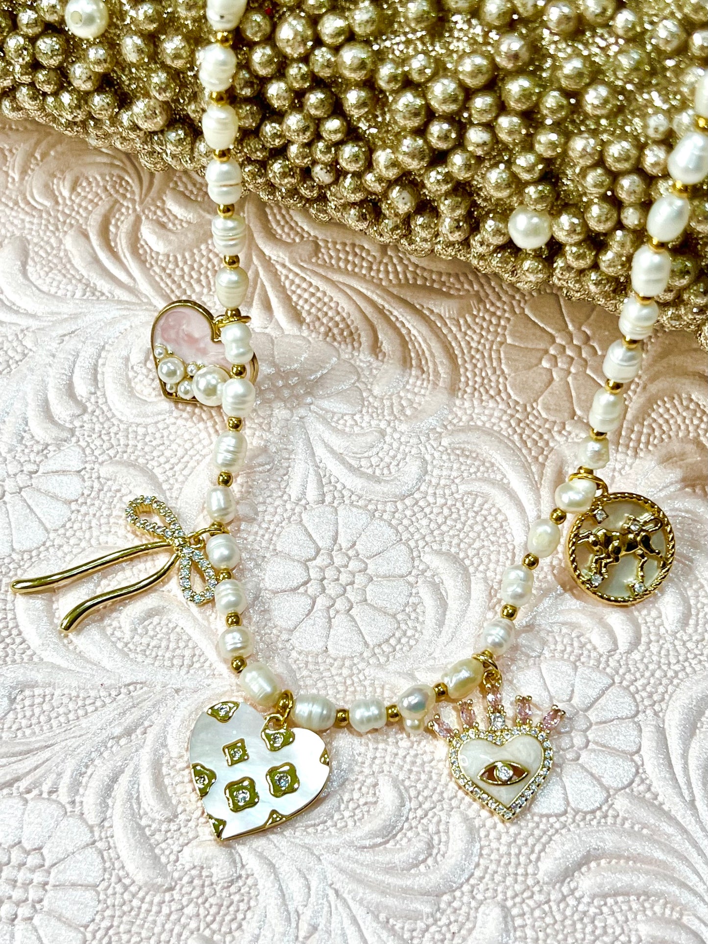 Freshwater Pearl Gold Filled Chain