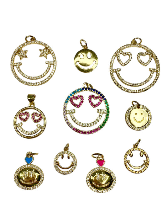 Smiley Face Charms