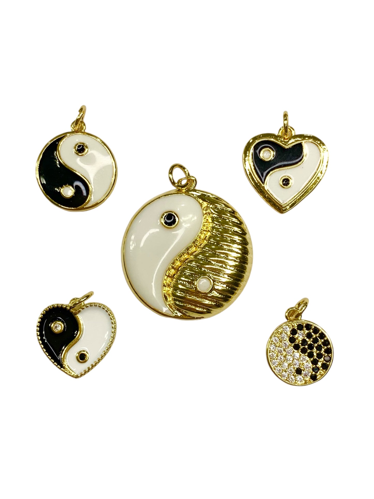 Yin Yang Charm Pendants