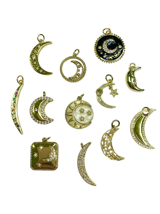 Moon Misc Charm Pendants