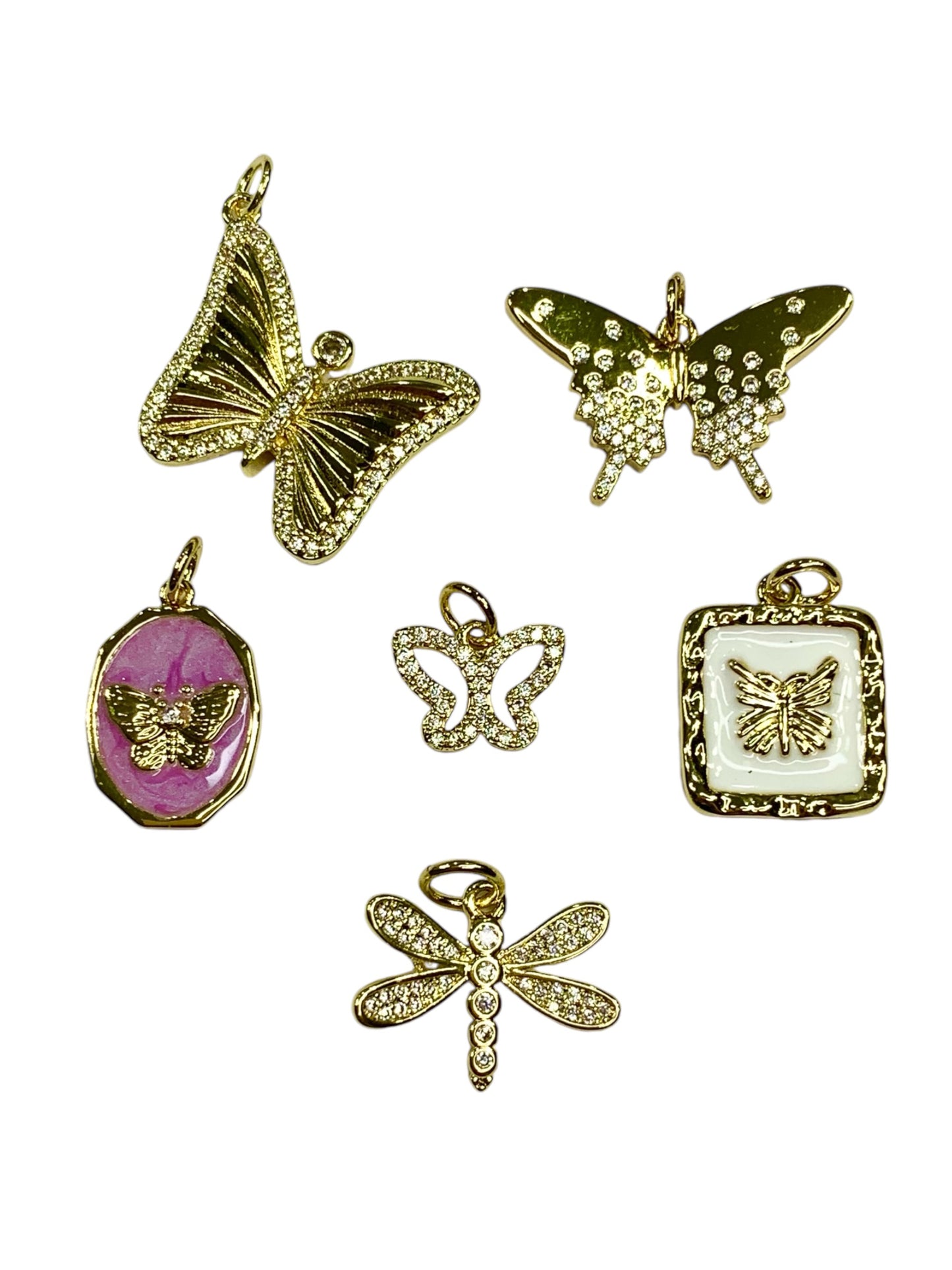 Assorted Butterfly Charms