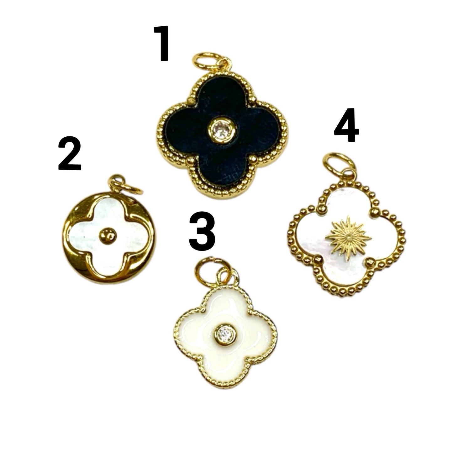 Designer Clover Charms