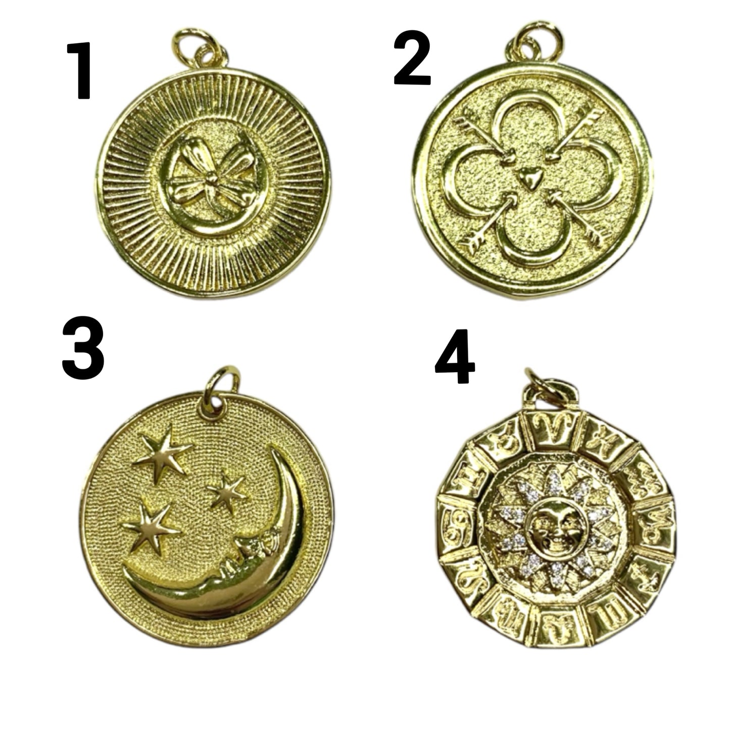 Circle Disc Charms